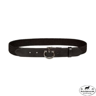 Cavalleria Toscana Elastic Bælte m. CT Clasp - Sort