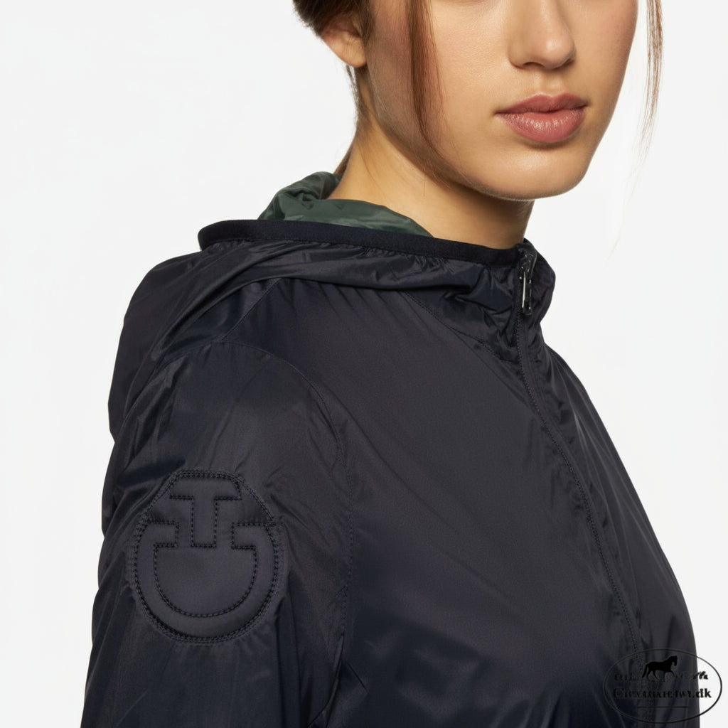 Cavalleria Toscana Vendbar Reversible Letvægtsjakke - Navy/Grøn