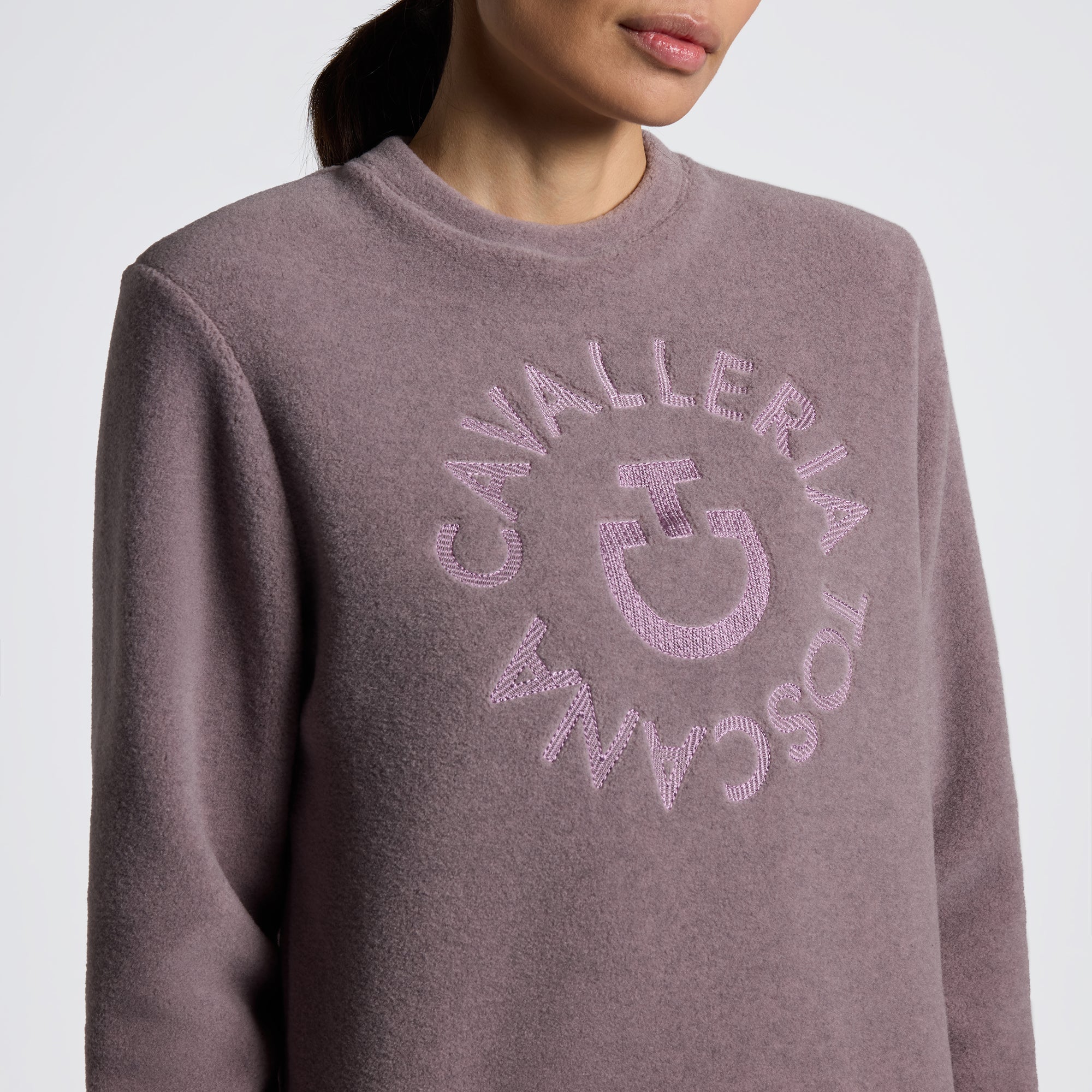 Cavalleria Toscana Fleece Crew Neck Sweater
