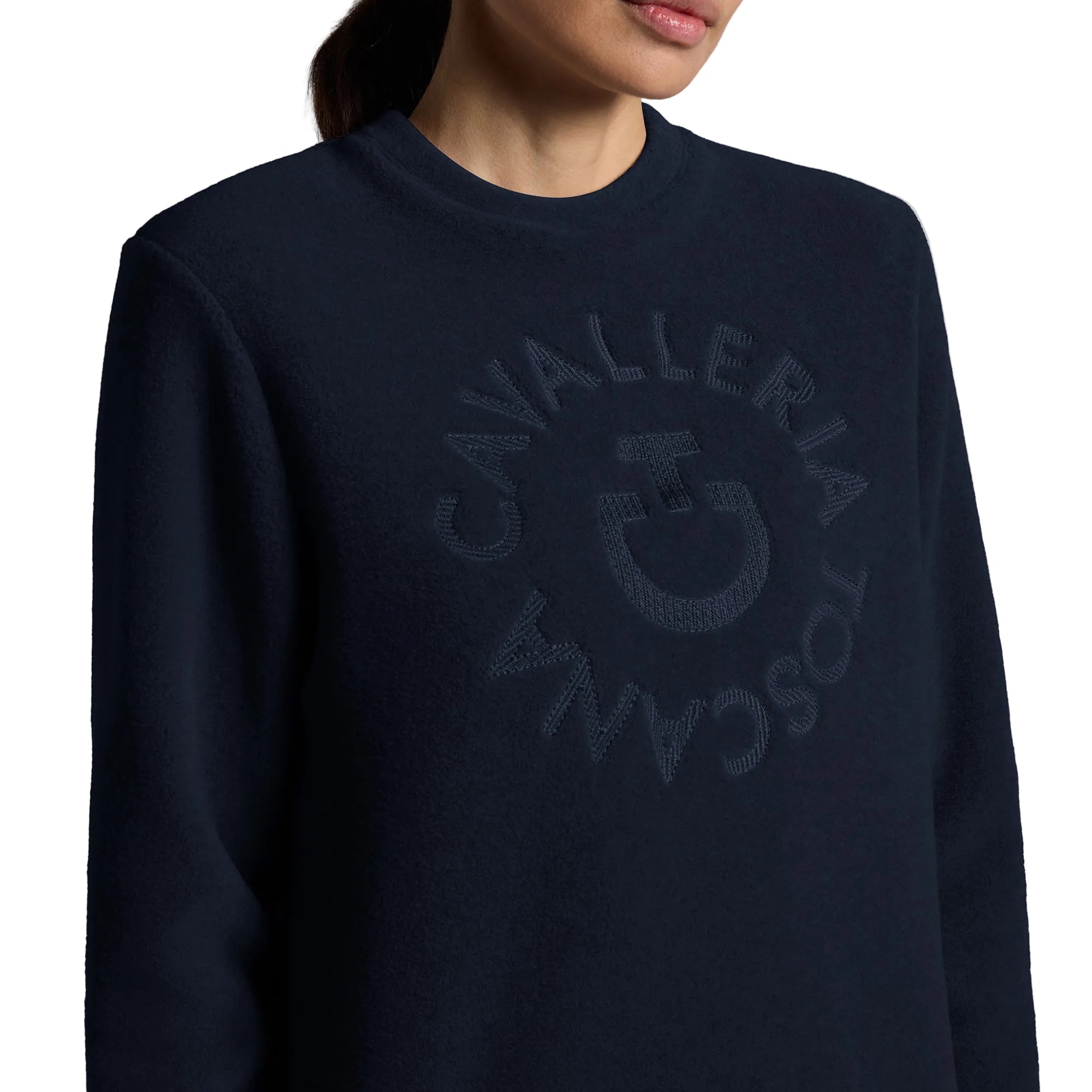 Cavalleria Toscana Fleece Crew Neck Sweater