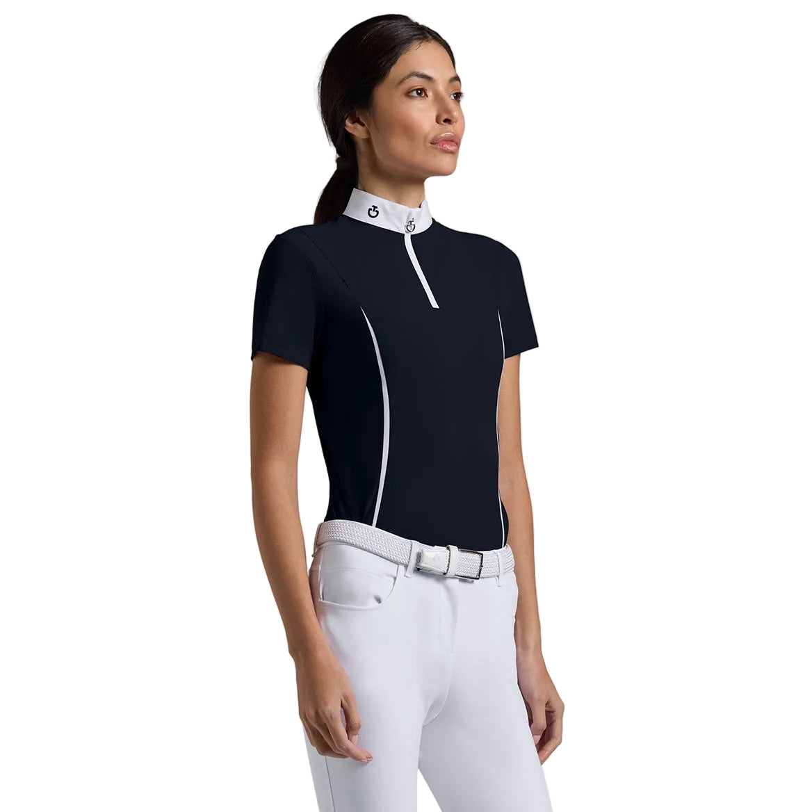 Cavalleria Toscana Insert Mesh Stævnebluse