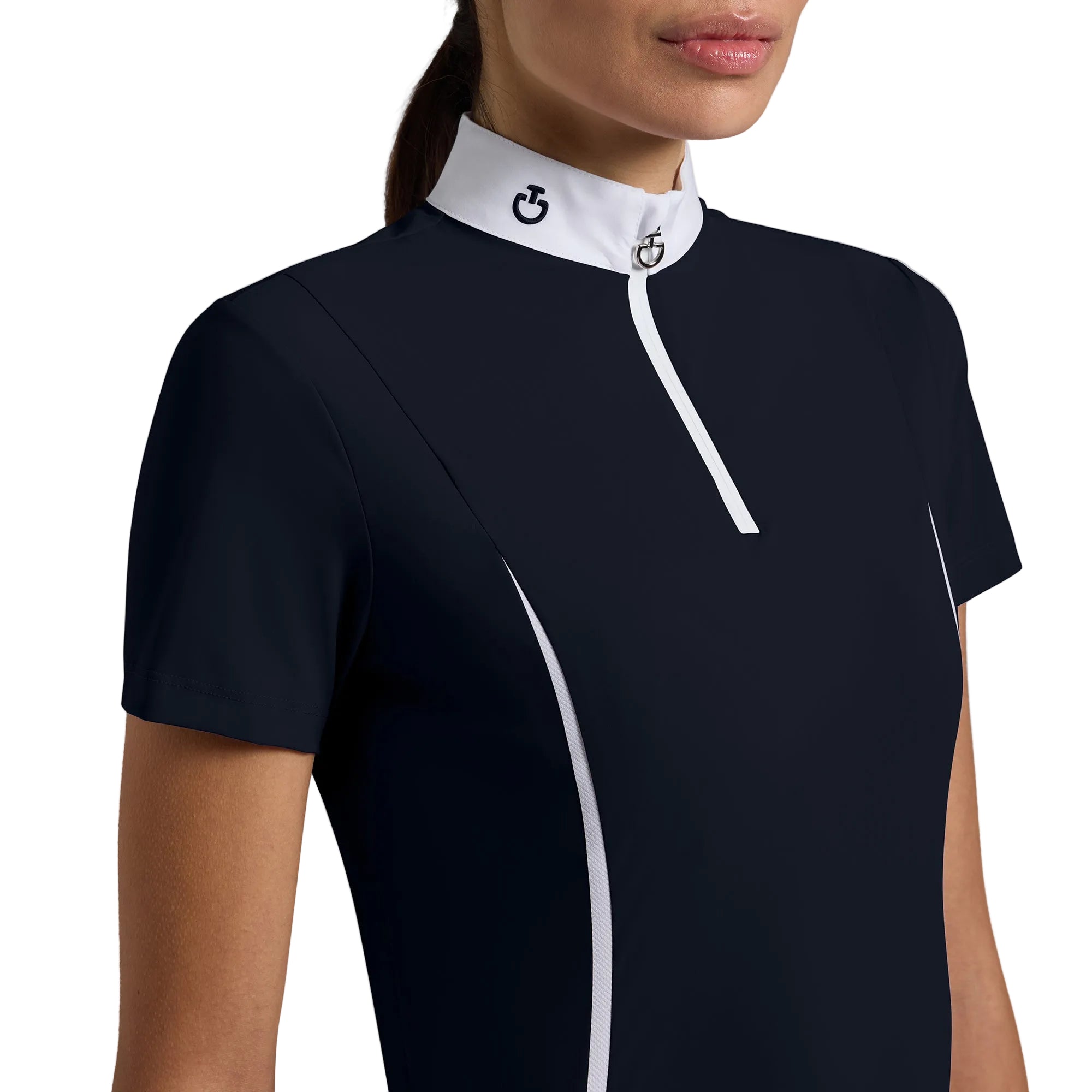 Cavalleria Toscana Insert Mesh Stævnebluse