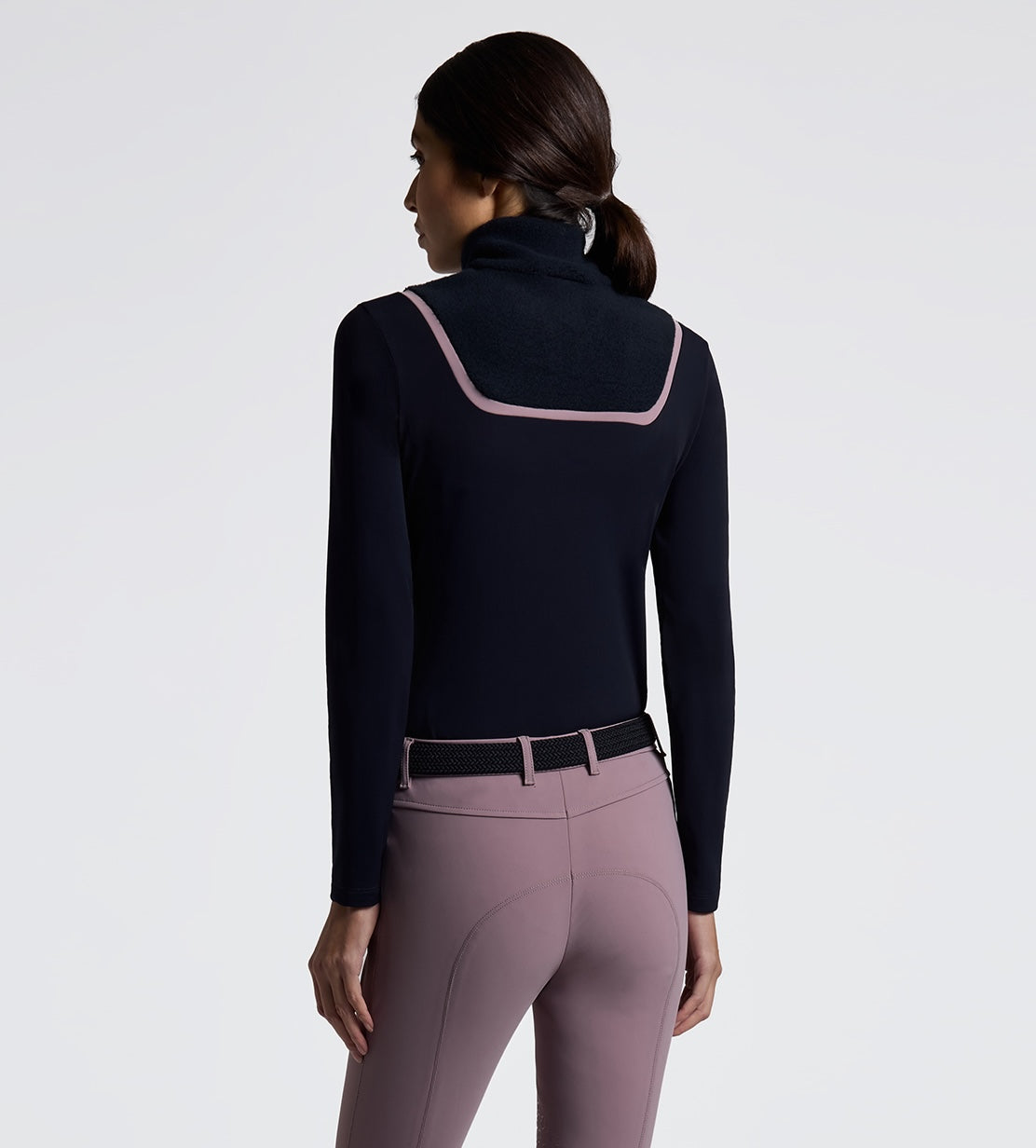 Cavalleria Toscana Jersey Fleece Bluse