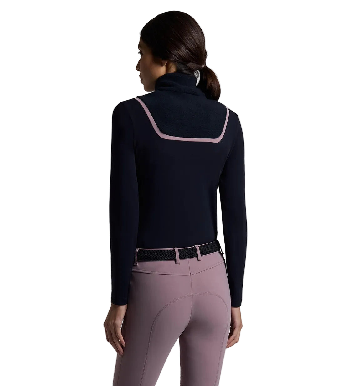 Cavalleria Toscana Jersey Fleece Bluse
