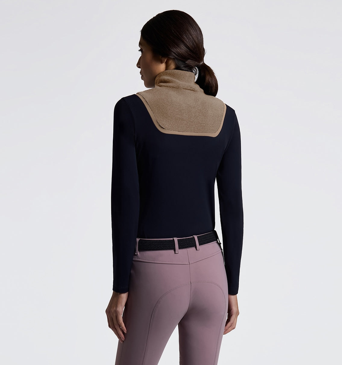 Cavalleria Toscana Jersey Fleece Bluse