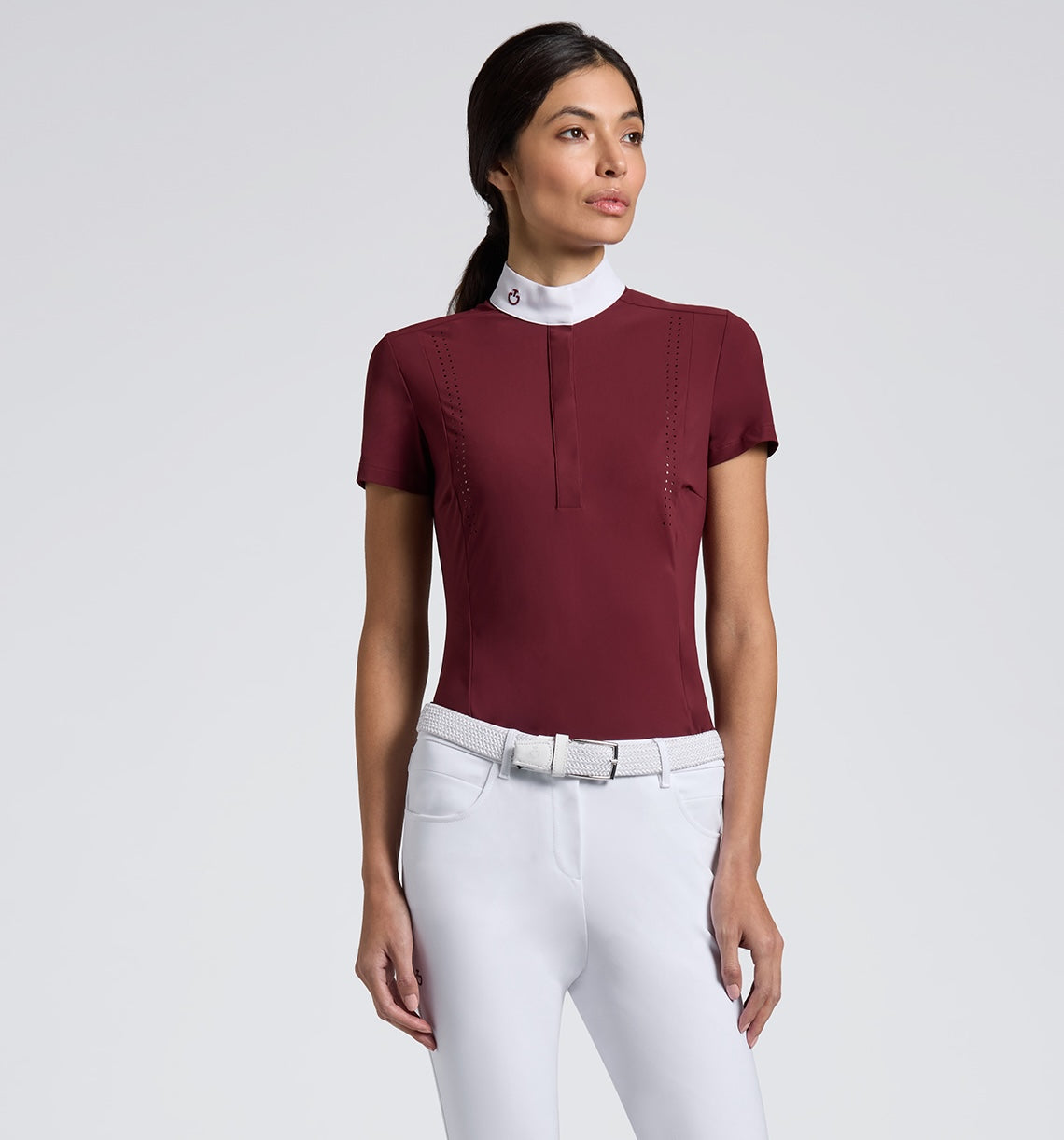 Cavalleria Toscana Perforated Stævnebluse