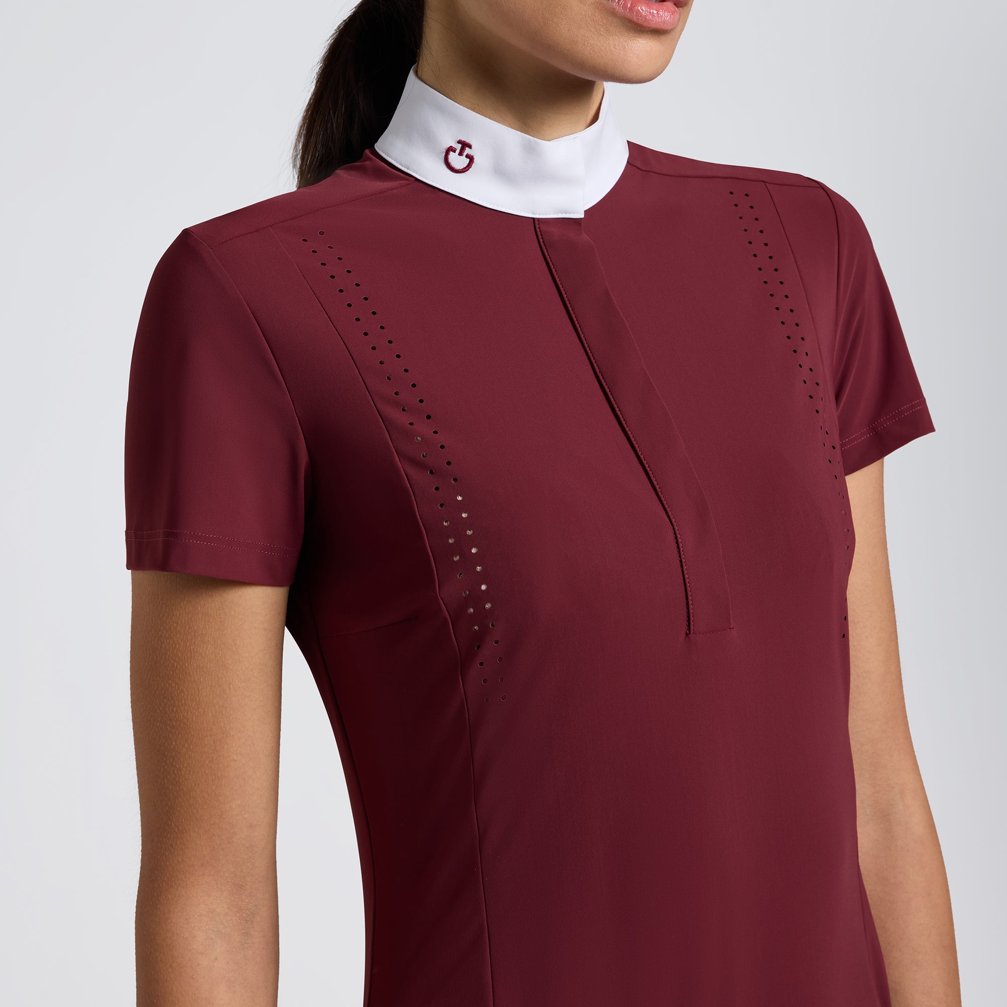 Cavalleria Toscana Perforated Stævnebluse