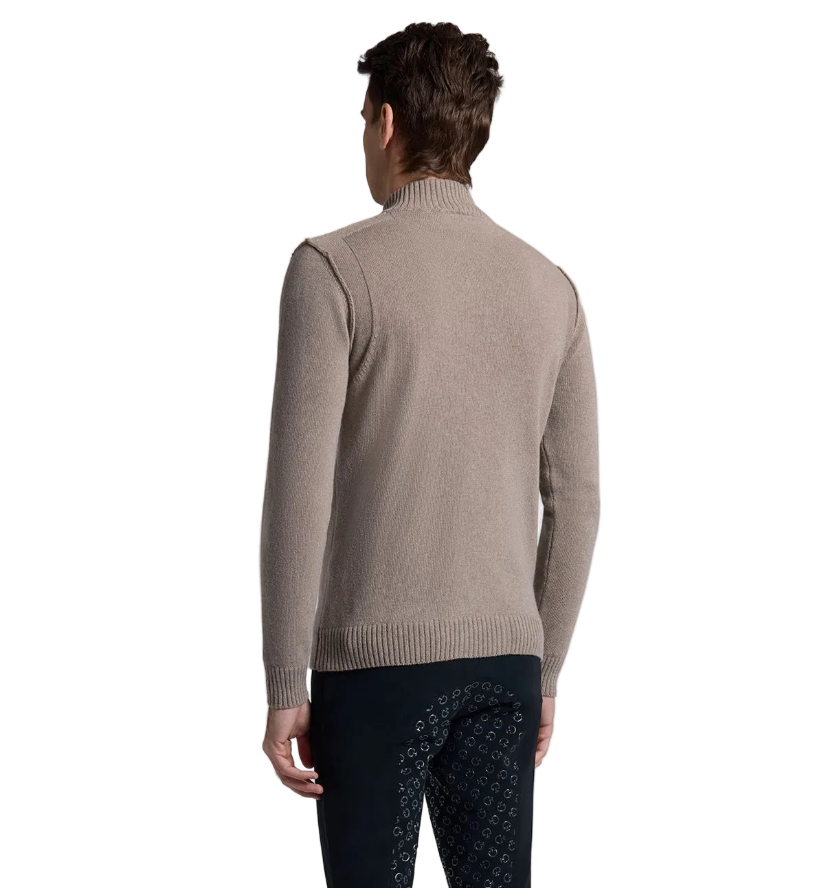 Cavalleria Toscana Pure Wool 1/2 Zip Sweater