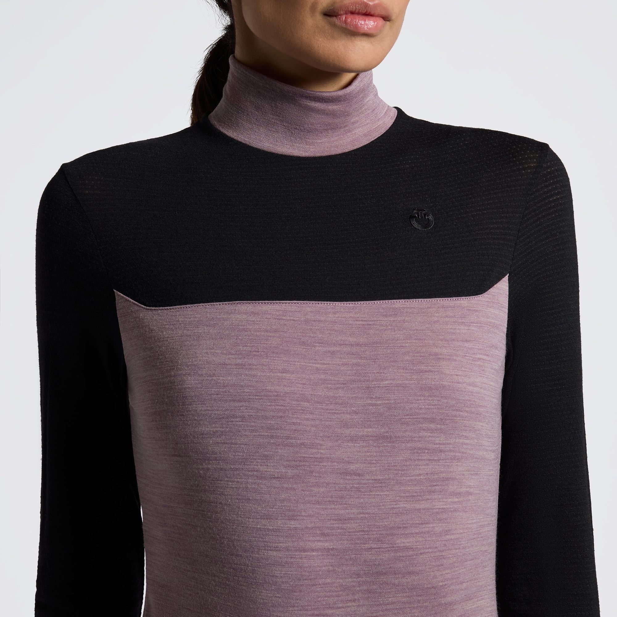 Cavalleria Toscana Tech Uld Turtleneck Bluse