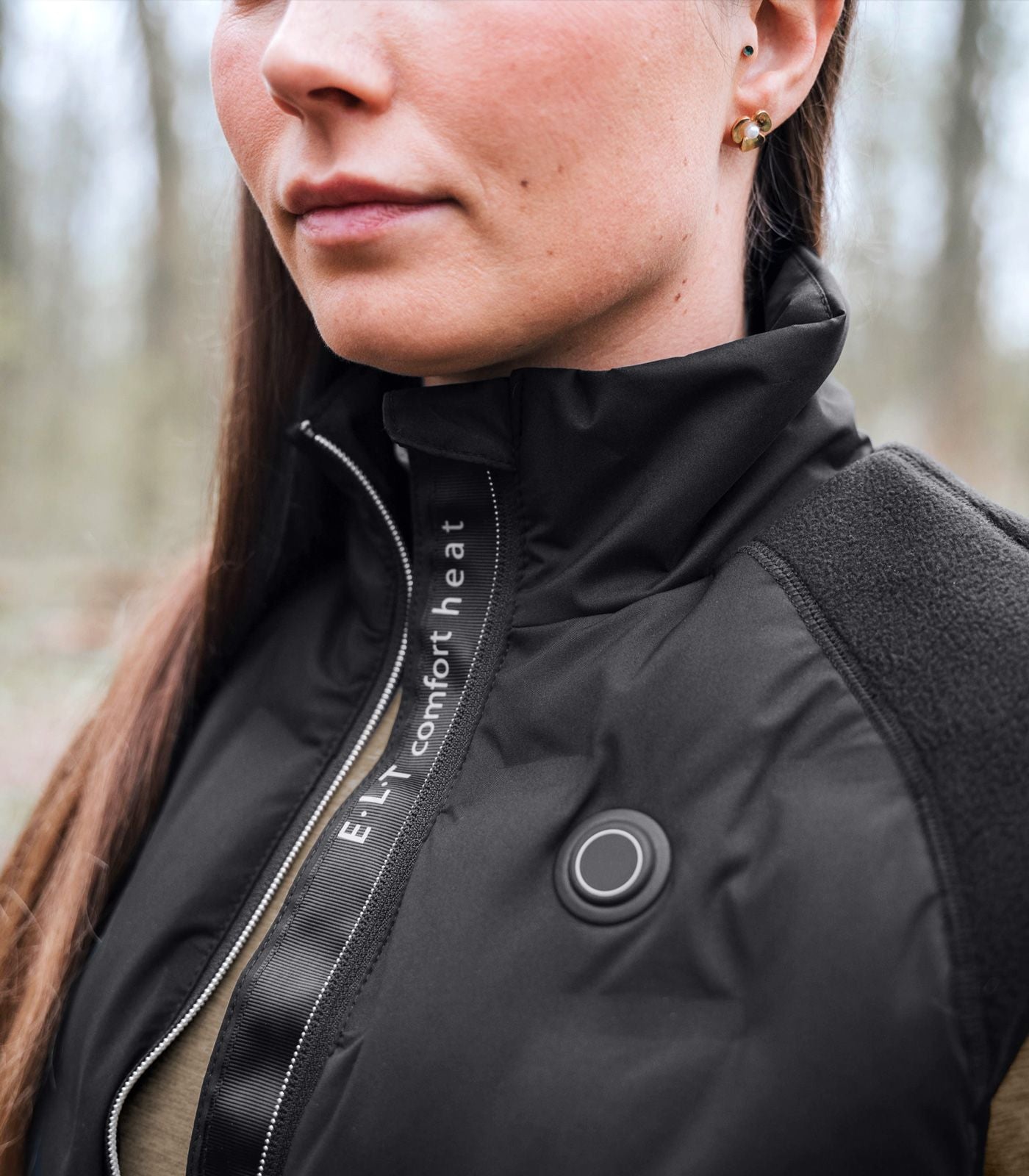 ELT Comfort Varme Vest M. Powerbank - Sort