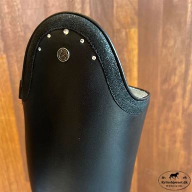 DeNiro Custom Puro Dressur Ridestøvler Med Glitter & Sten - Sort