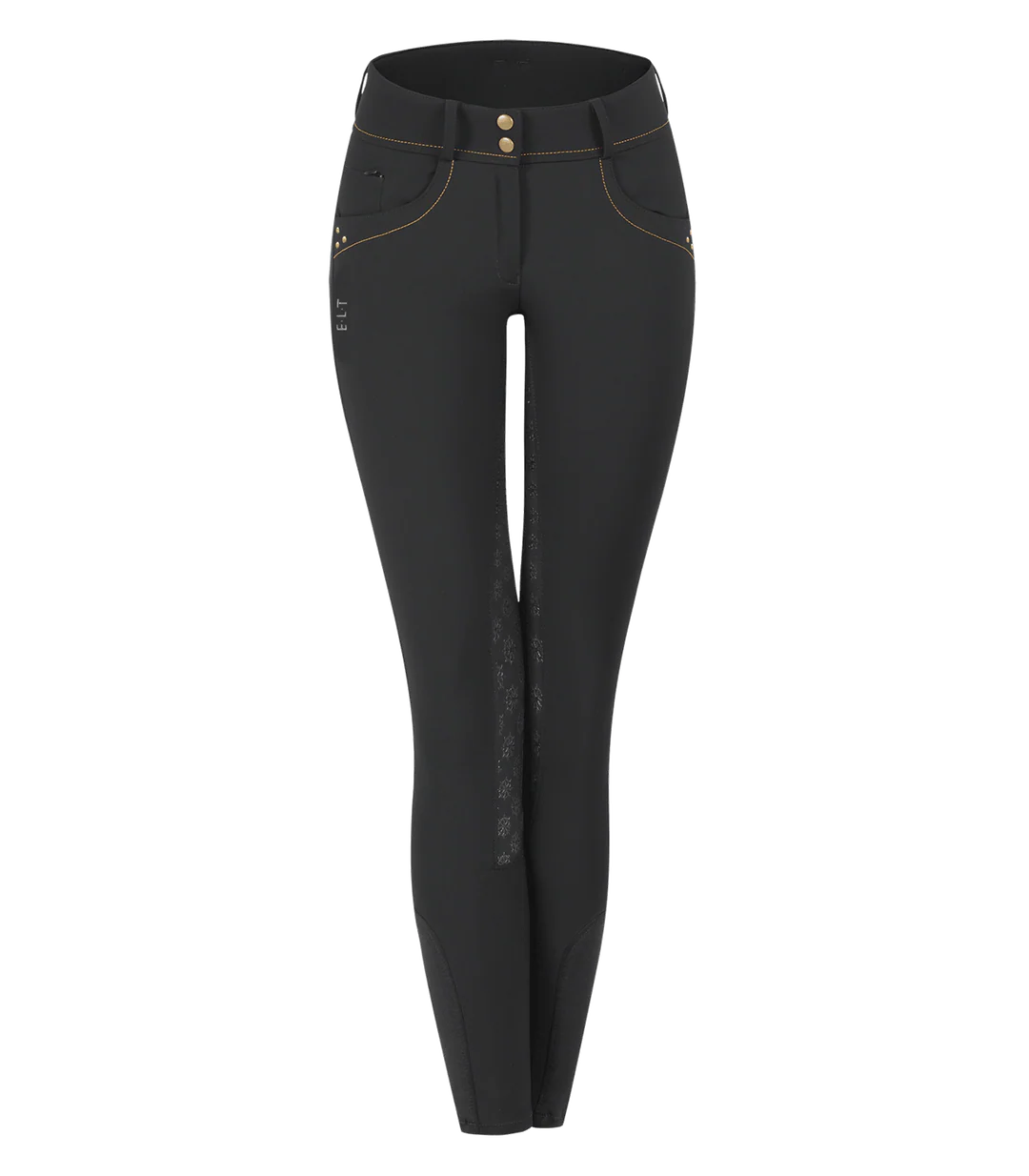 ELT Claire Thermo Ridebukser m. Fuldgrip - Sort
