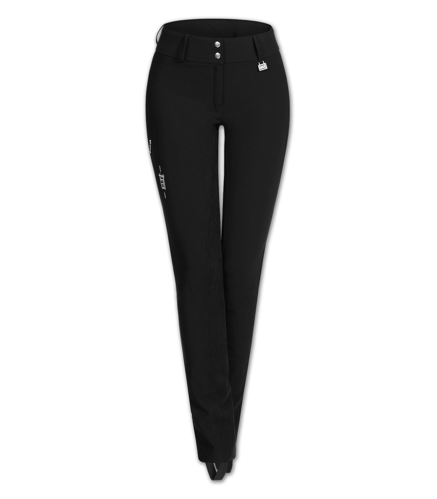 ELT Jonka Thermo Jodhpurridebukser m. Fuldskind - Sort