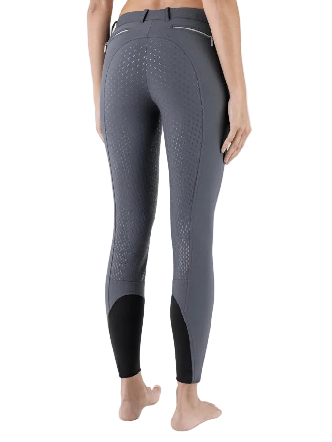 Equiline Cedar Ridebukser med Fuldgrip - Grå