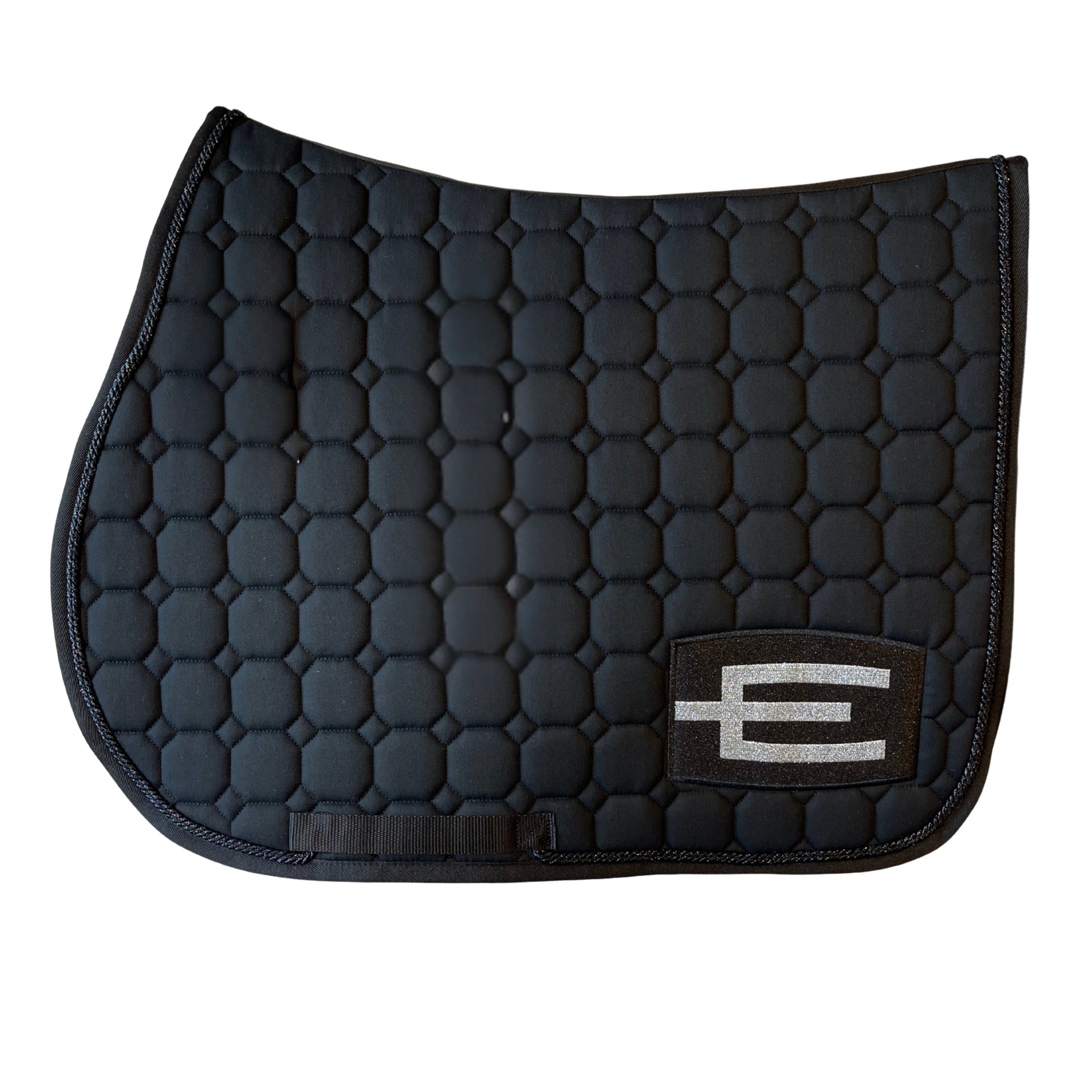 Equiline Octagon Springunderlag - Sort/Glitter Black
