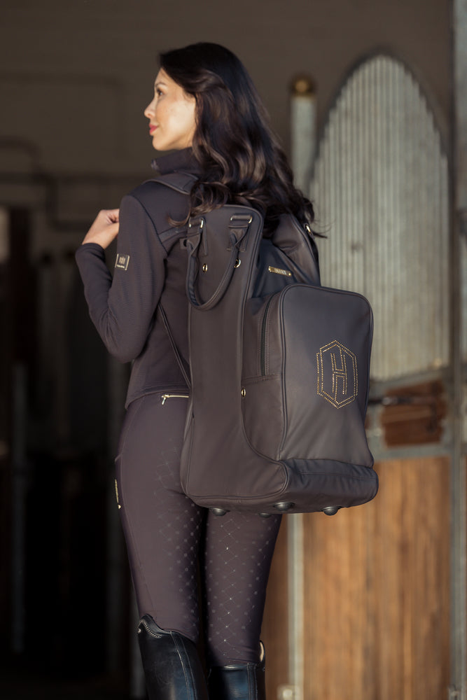 Eskadron Heritage Faux Leather Støvle Og Hjelmtaske