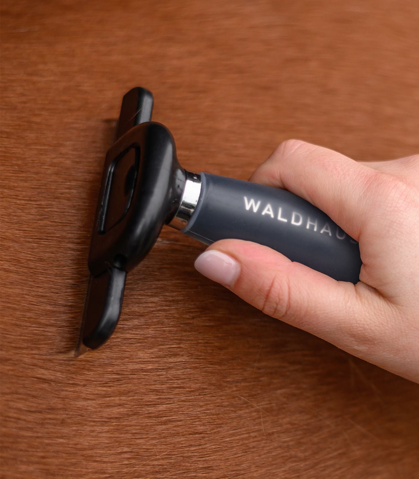 Waldhausen Fælde Strigle M. Gel Håndtag - Sort