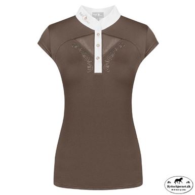 FairPlay Cathrine Sleeveless Stævne Bluse - Taupe/Rosegold