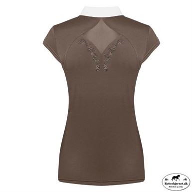 FairPlay Cathrine Sleeveless Stævne Bluse - Taupe/Rosegold