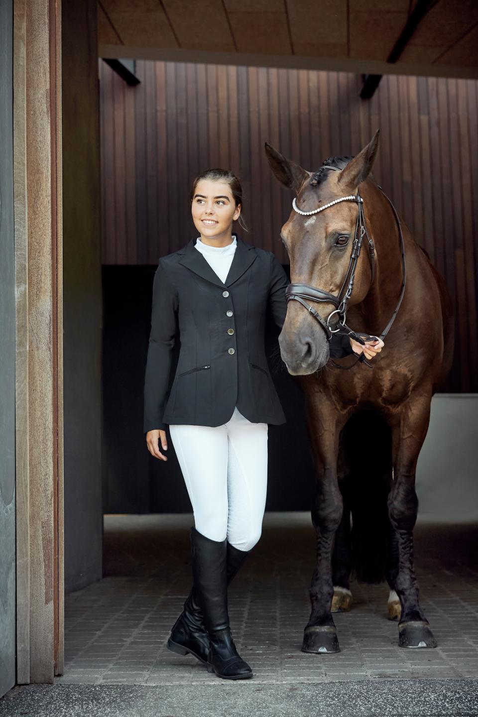Equipage Filipa Stævnejakke Voksen - Sort