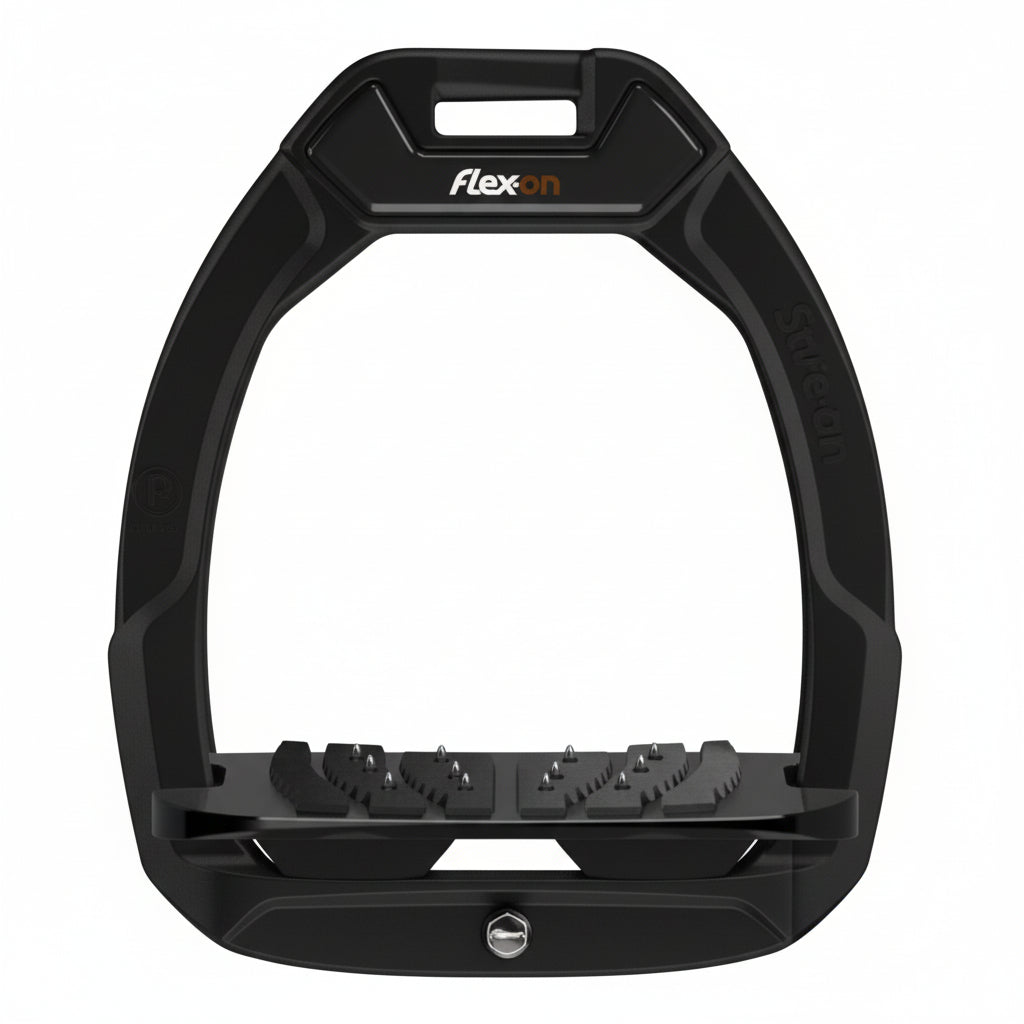 Flex-On Safe-On Junior Stigbøjler - Sort/sort