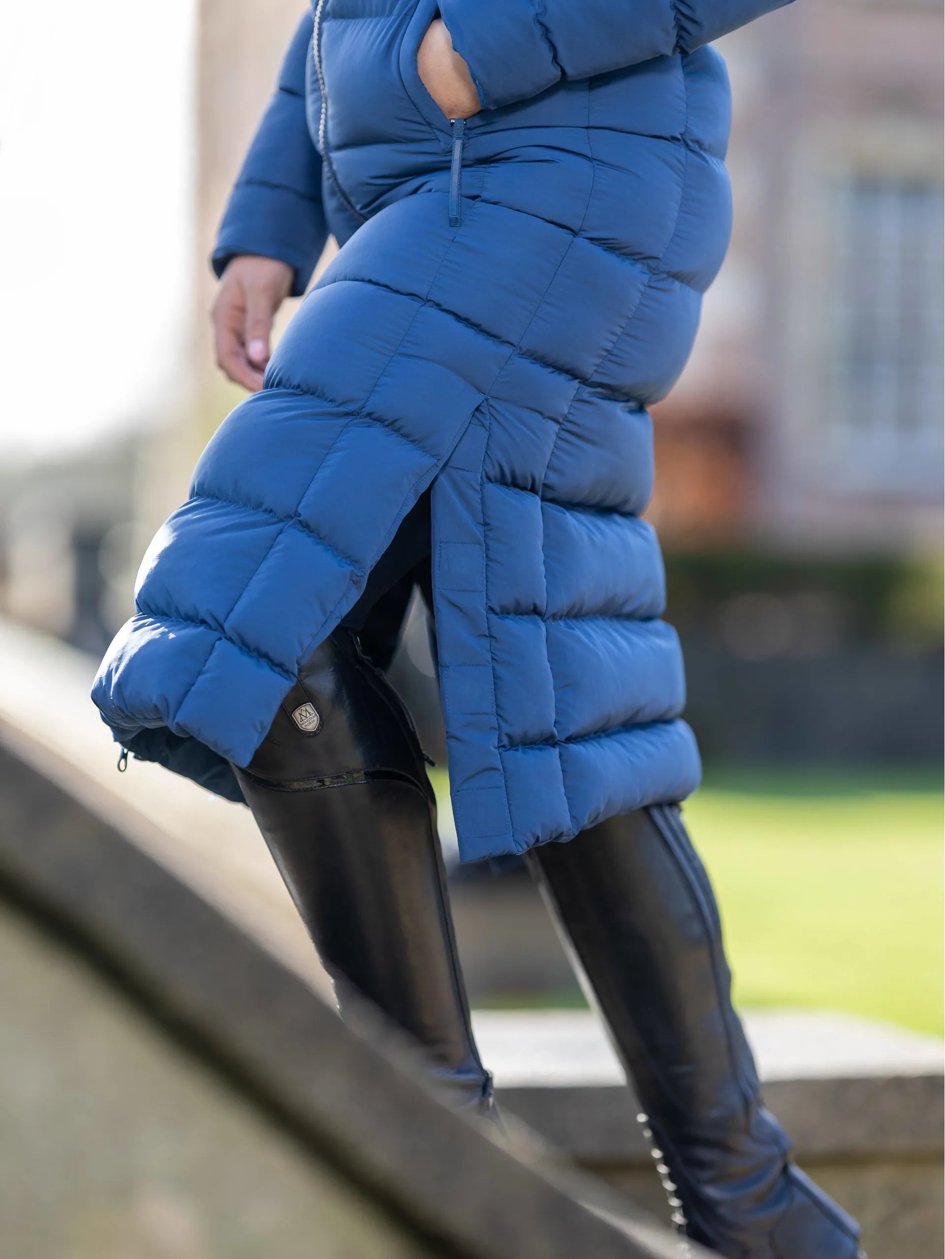 LeMieux Harper Lang Frakke - Atlantic blue