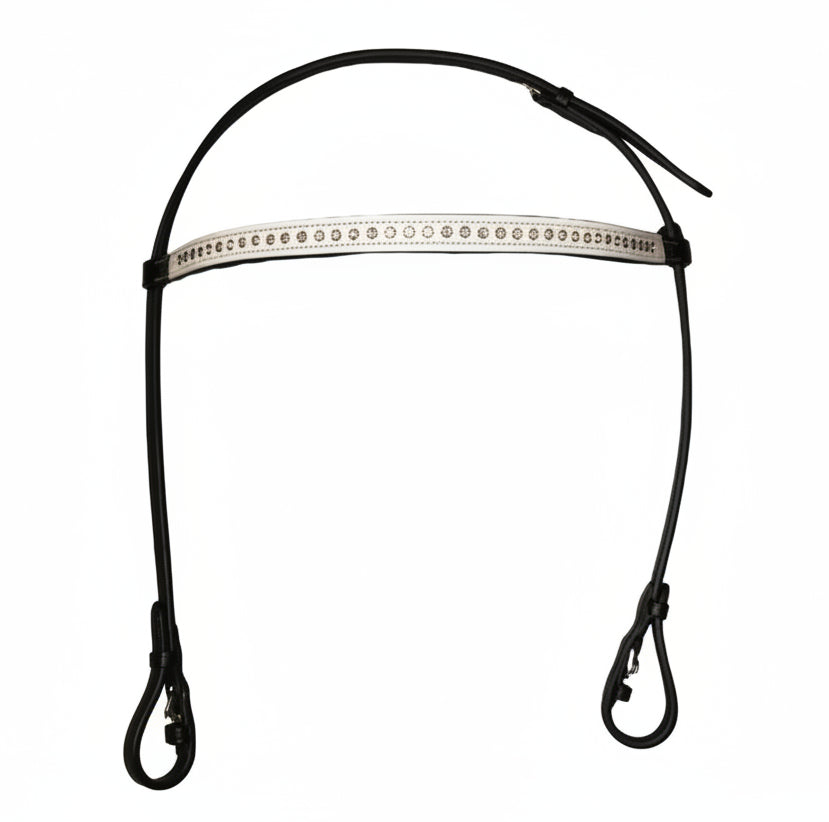 Hesta Gallery Sýn Nakkerem & Pandestykke Hvid Lak M.Sten