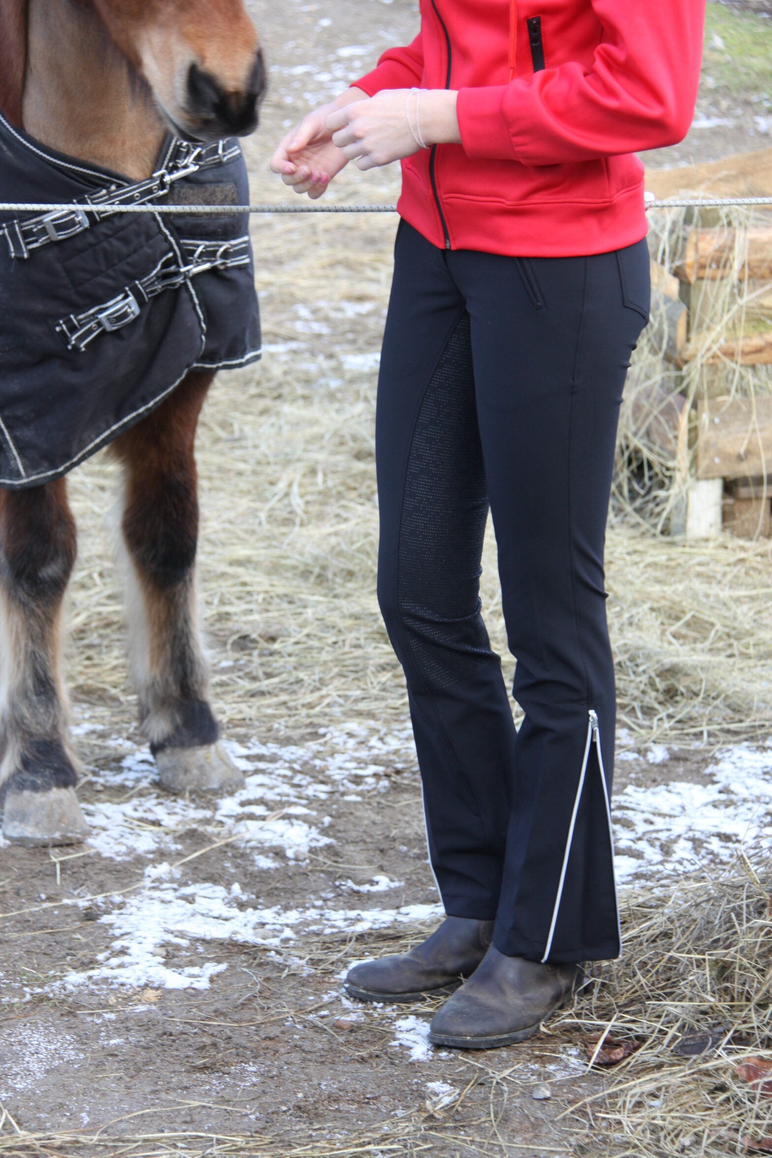 Hesta Gallery Icelandic Jodhpurbukser m. Fuldgrip - Sort