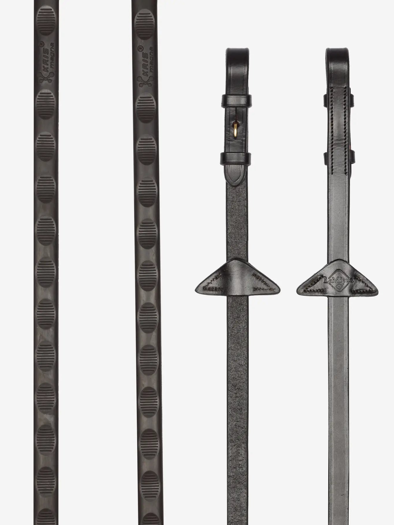 LeMieux Magna Grip Gummetøjle M. Messingspænde