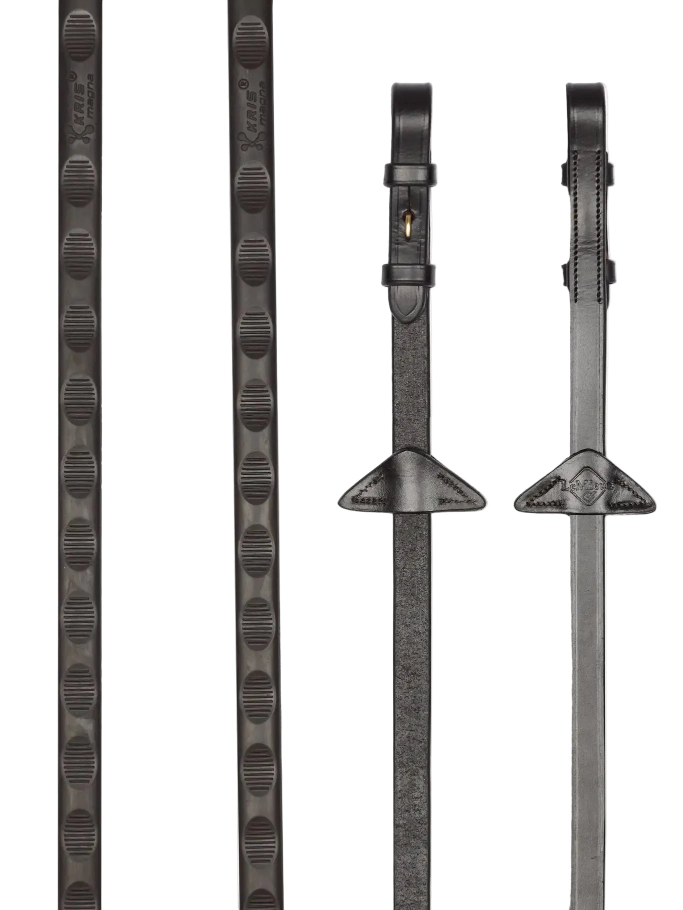 LeMieux Magna Grip Gummetøjle M. Messingspænde