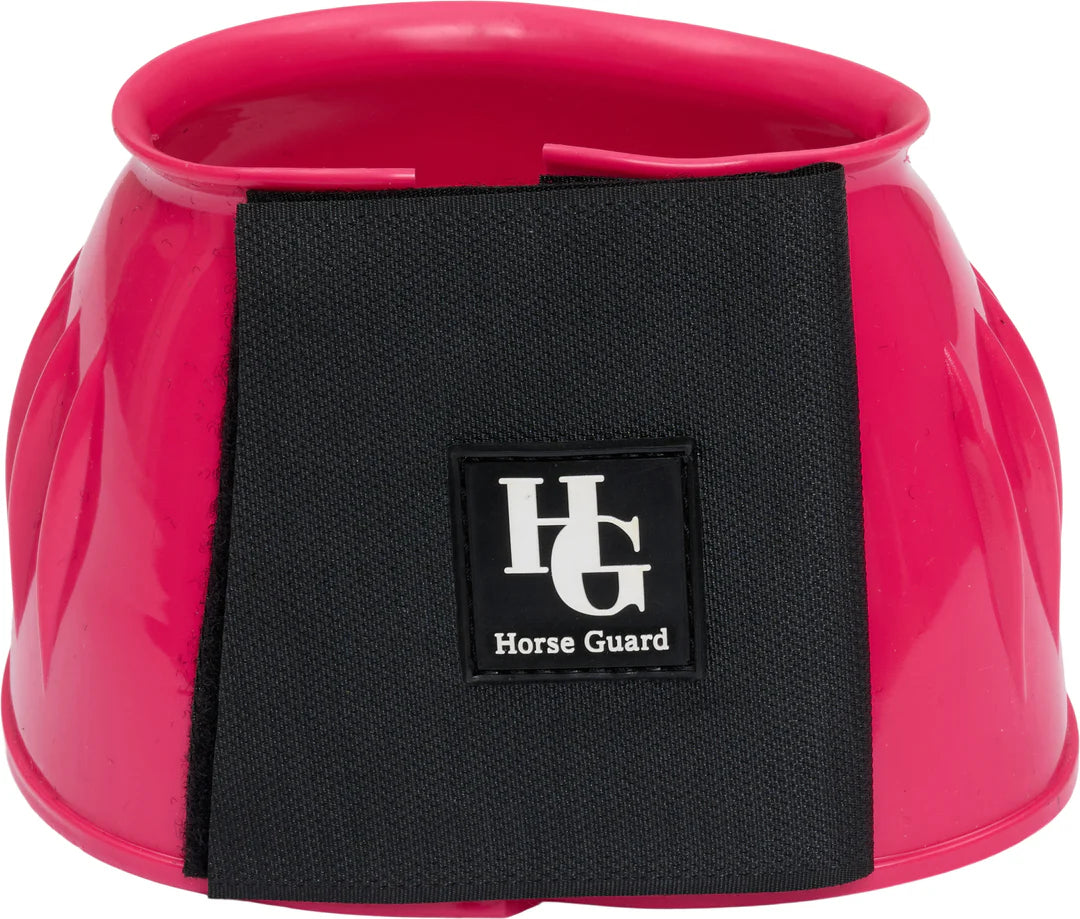 HorseGuard Tamsin Gummiklokke Med Velcro - Neon Pink