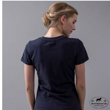Kingsland Ovelia V-neck T-shirt - Navy