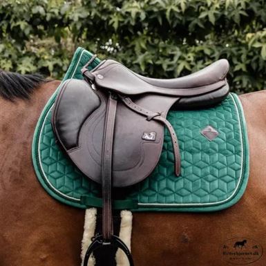 Kentucky Velour Springunderlag - Dark green