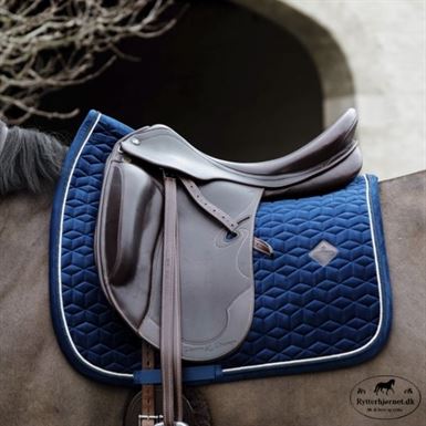 Kentucky Velour Basic Dressurunderlag - Navy