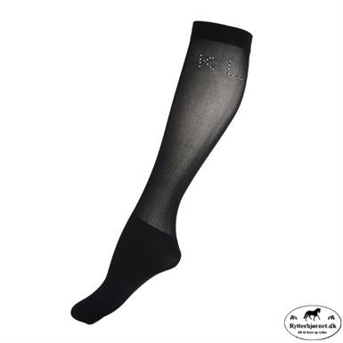 Kingsland Adalena Strømper m. Krystal 2pak - Sort