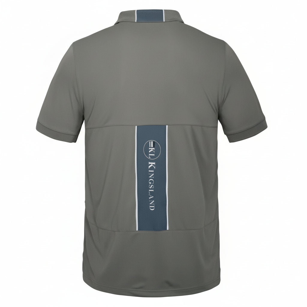 Kingsland Blyke Pique Polo Til Herre - Grey thunderclo