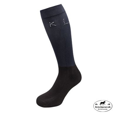 Kingsland Dalary Ridestrømper M. Crystal Logo - Navy
