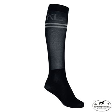 Kingsland 2 pak. Show Ridestrømper - Navy/Beige