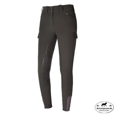 Kingsland Karga Fuldgrip Ridebukser - Green Beluga