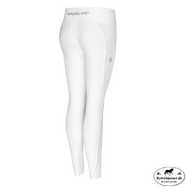 Kingsland Katinka Tights M.Fuldgrip - Hvid
