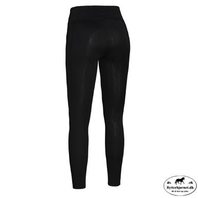 Kingsland Kattie Vinter Ridetights m. Fuldgrip - Sort
