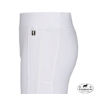 Kingsland Classic Kemmie Ridetights Fuldgrip Til Børn - Hvid