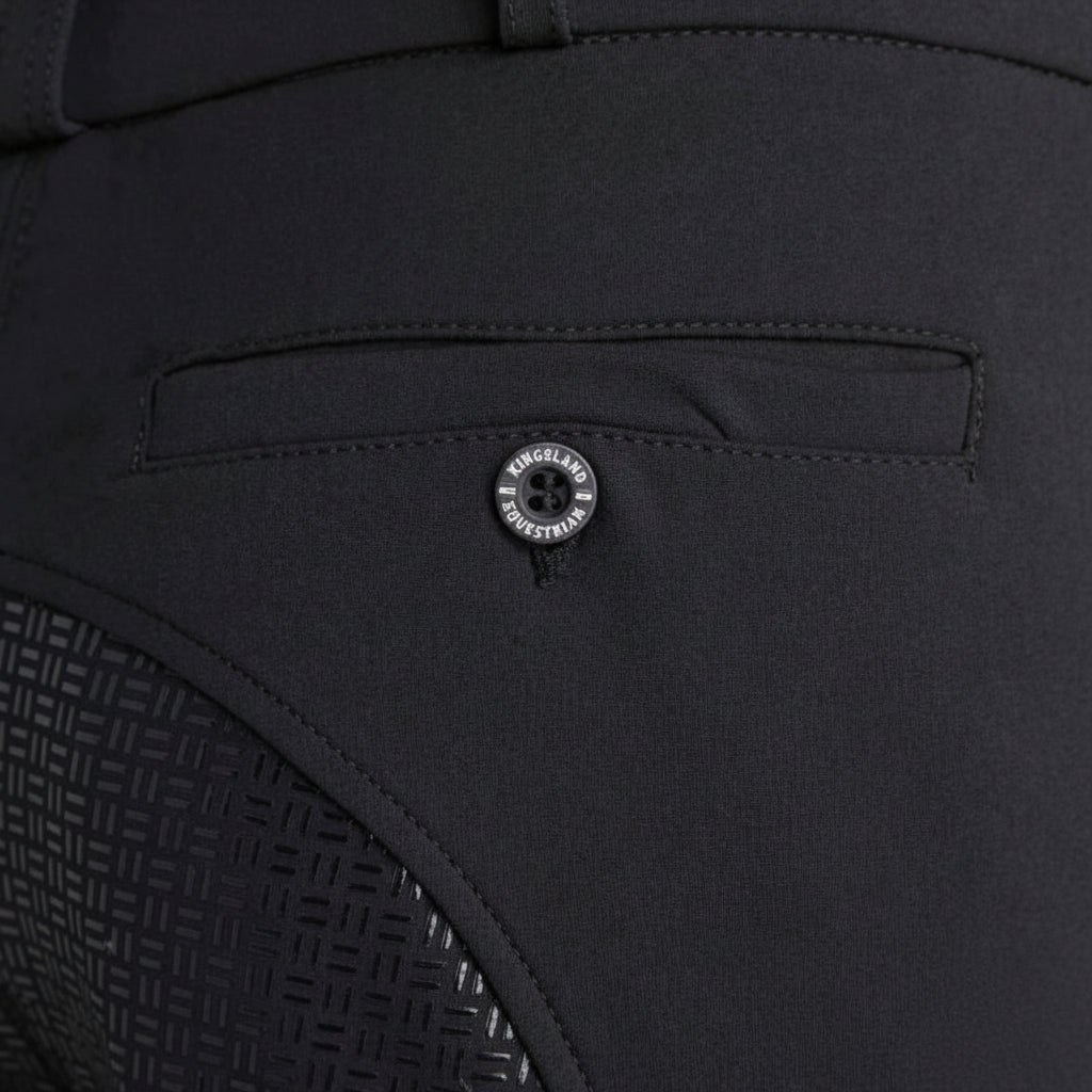 Kingsland Kenton Herre Ridebuks Fuldgrip - Sort