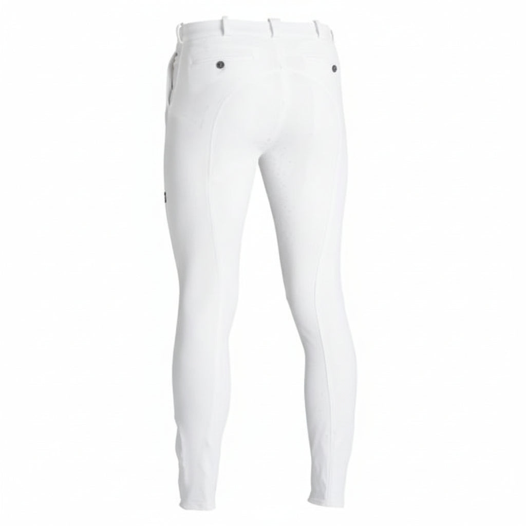 Kingsland Kenton Fuldgrip Herre Ridebuks - Hvid
