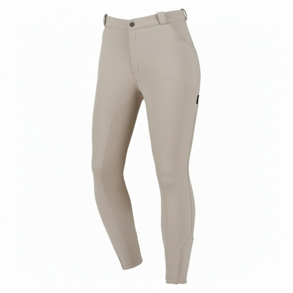 Kingsland Kenton Herre Ridebukser M. Fuldgrip - Beige Dove