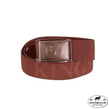 Kingsland Ollie Webbælte - Brown Mahogan