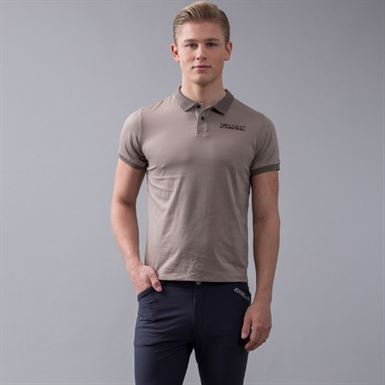 Kingsland Onyx Men Pique Polo T-Shirt - Beige Cindy