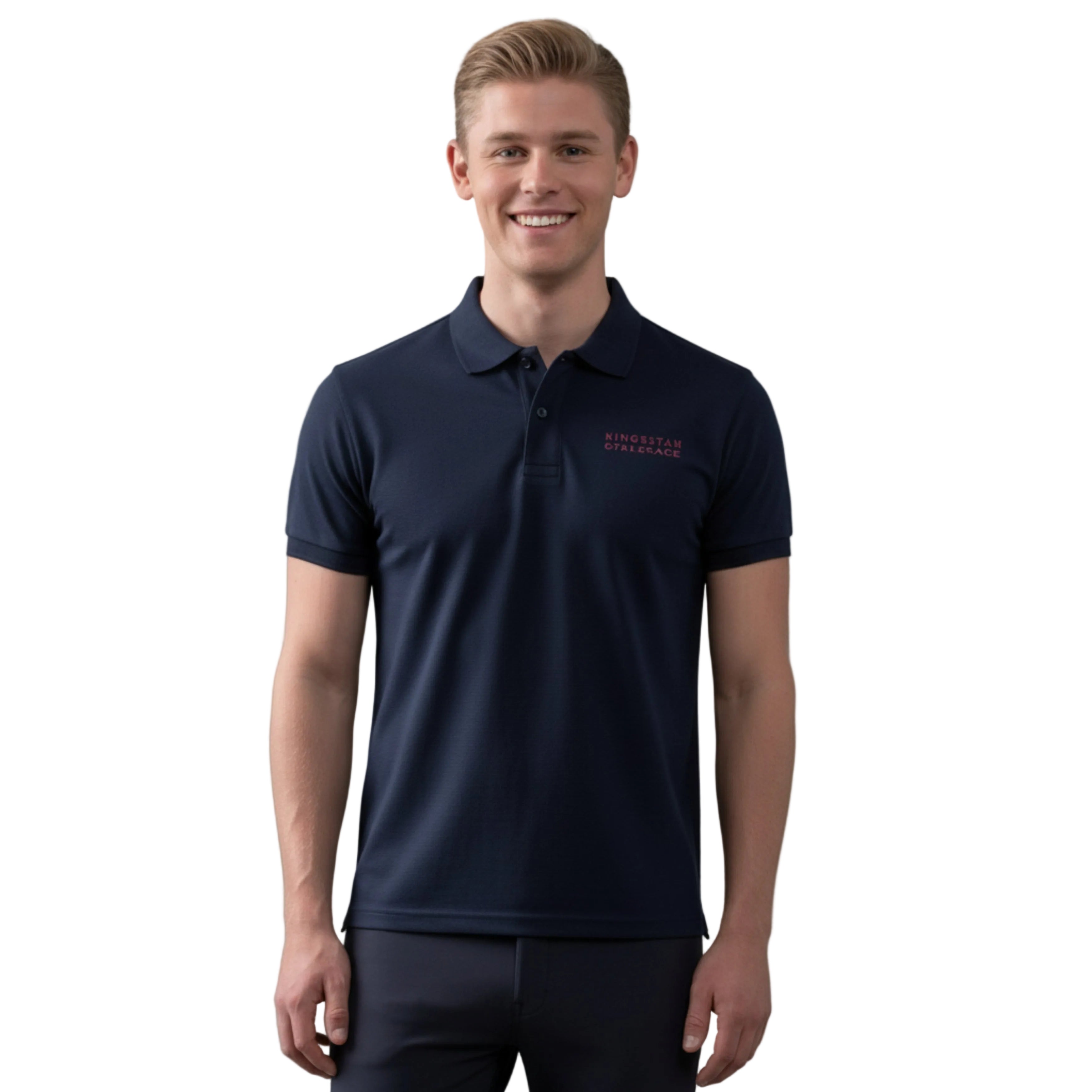 Kingsland Onyx Men Pique Polo T-shirt - Navy