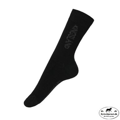 Kingsland Ricky Uld-Mix Sports Strømpe - Sort