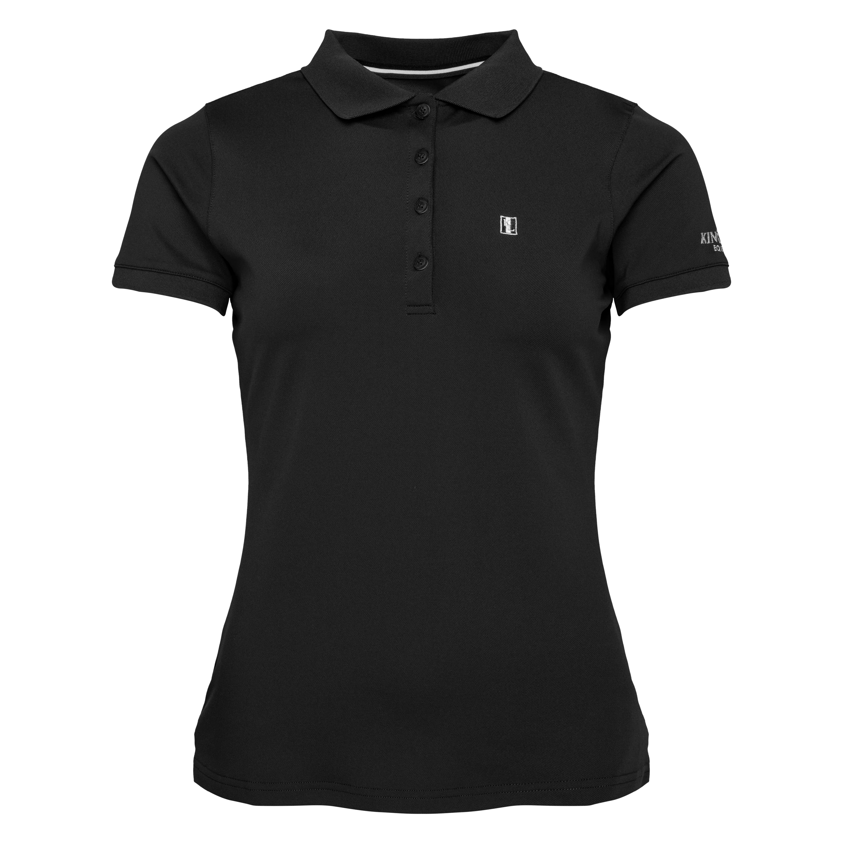 Kingsland Classic Pique Polo T-Shirt - Sort
